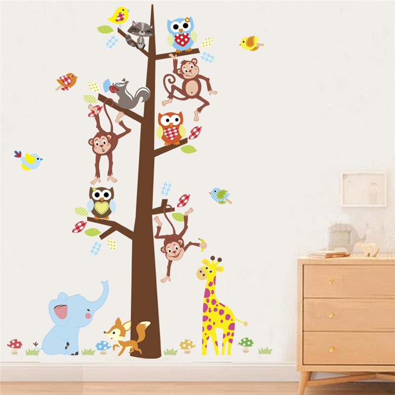 Lovely Owl Monkey Giraffe Tree Wall End 6 3 2020 12 59 Am Lovely Owl Monkey Giraffe Tree Wall