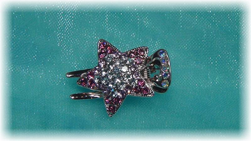 Lovely Star Shape With Crystal Hairclip
