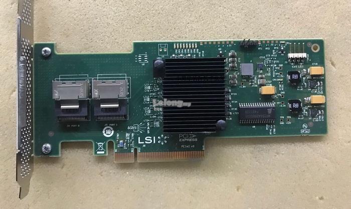 LSI 9211-8i PCI-E 6Gb-s SAS SATA3.0 Host Bus Adapter ,RAID 0, 1, 1E,10