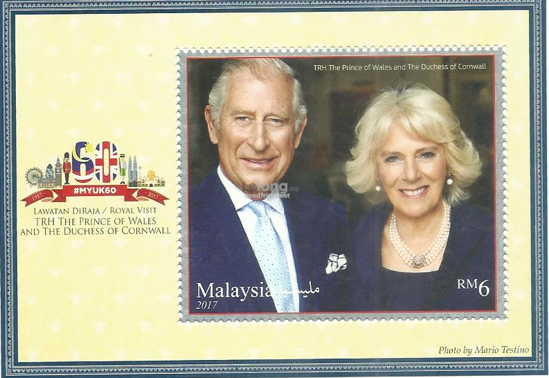 M-20171103M  MALAYSIA 2017 ROYAL VISIT TRH THE PRINCE OF WALES &amp;
