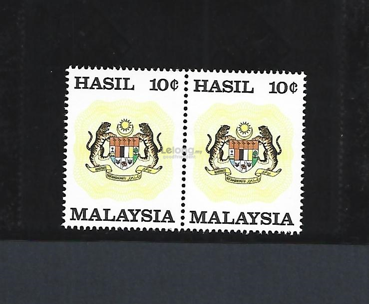 M-HASIL-S2	MALAYSIA HASIL 10 CENTS STRIP OF 2 MINT