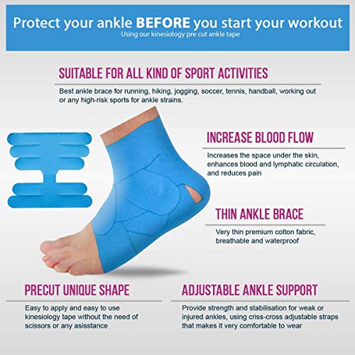 sports tape ankle
