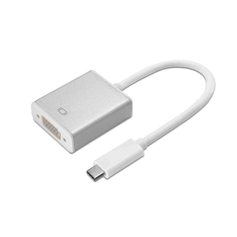 MacBook 12' USB 3.1 Type C to VGA Converter Adapter Aluminium
