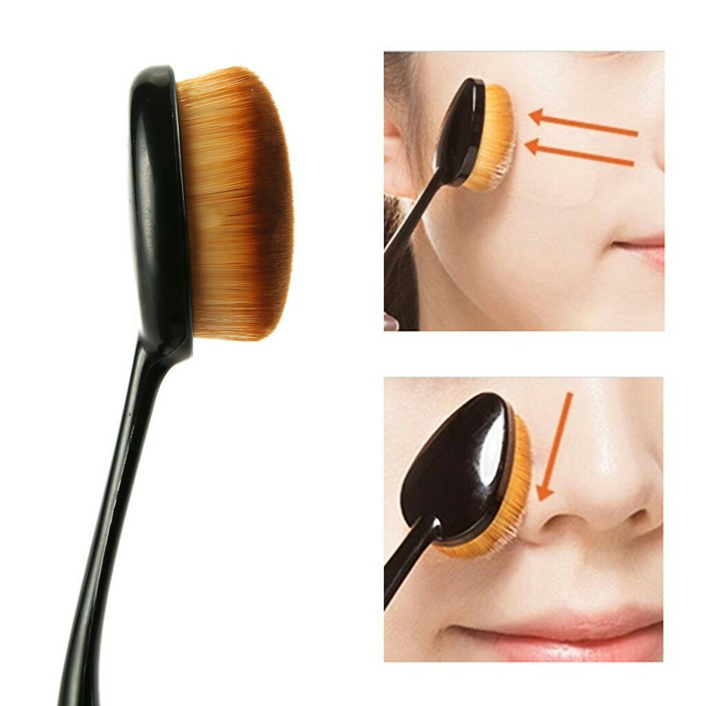 cream powder brush