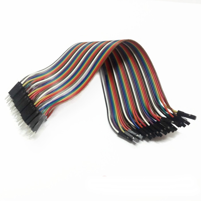 Male to Female Arduino Breadboard Dupont Jumper Wires (40p-20cm)