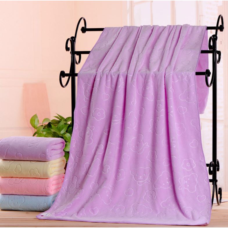 Mamania Bath Towel Quick Drying 70cm x 140cm Absorbent Microfiber Toilet Tuala