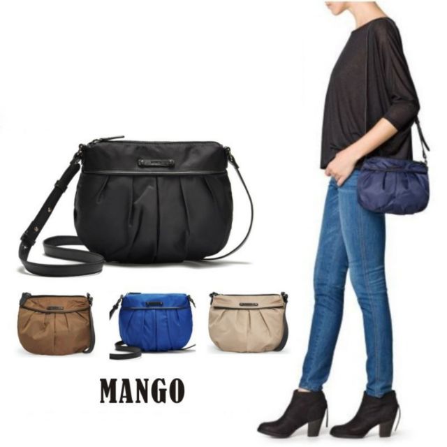 Mango Casual Nylon Sling Bag Beg Tangan Wanita