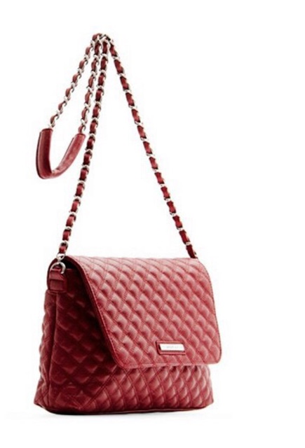 Mango Quilted Chain Sling Bag