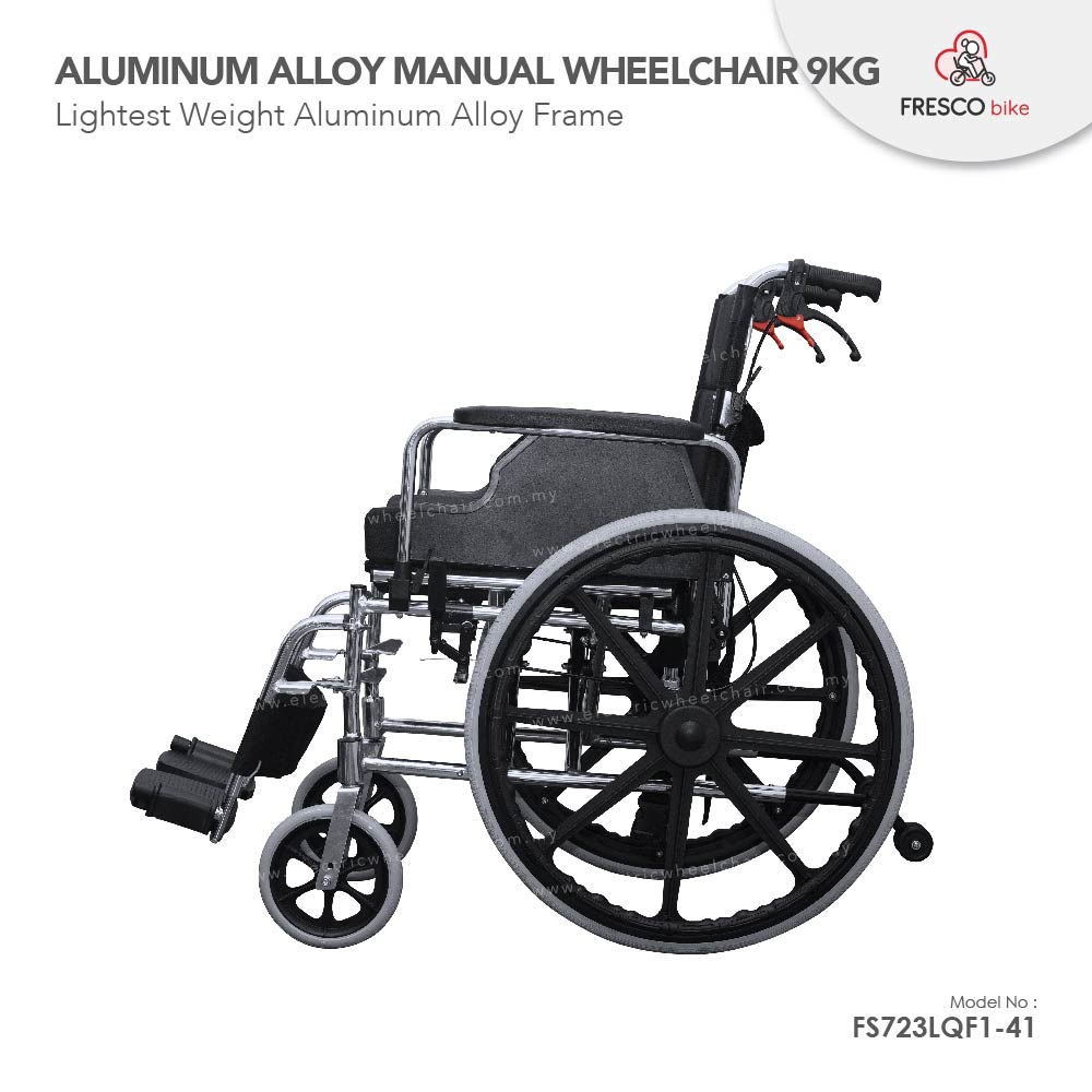 Manual Aluminum Wheelchair Lightweight 13kg (Premium)