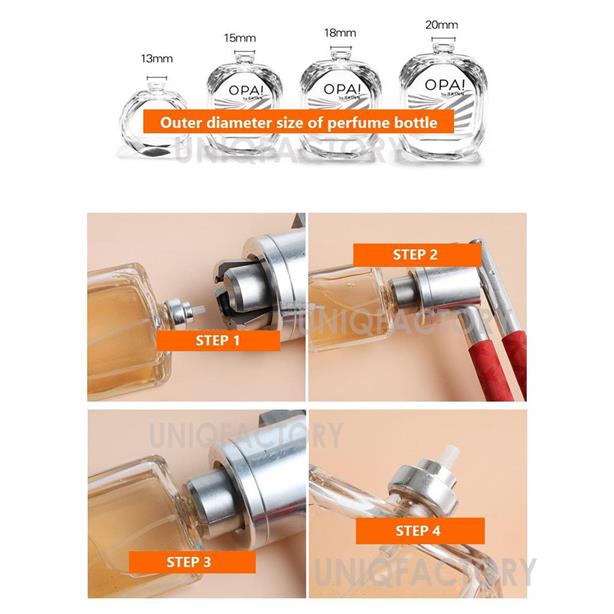 Manual Crimping Perfume Spray Bottle Seal Crimper Capping Machine