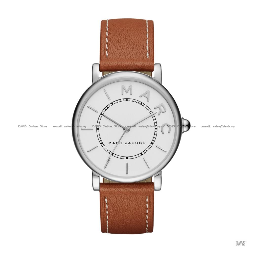 MARC BY MARC JACOBS MJ1571 Classic 3-hand Leather Strap Tan