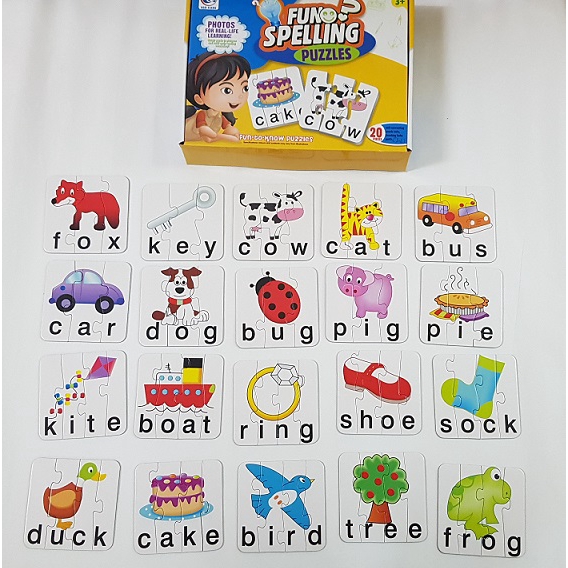 Match It Spelling 24 Puzzles