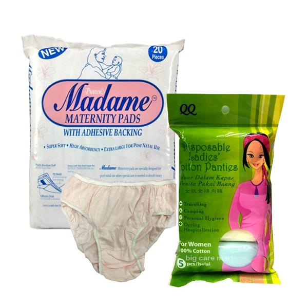 disposable panties for post delivery