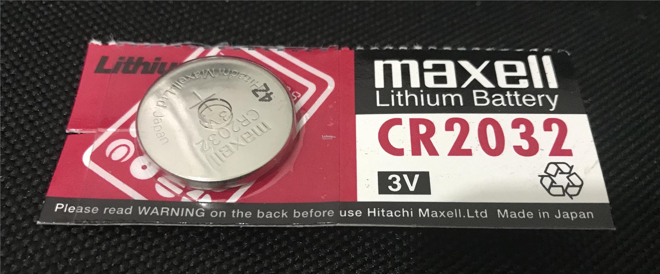 maxell battery cr2032