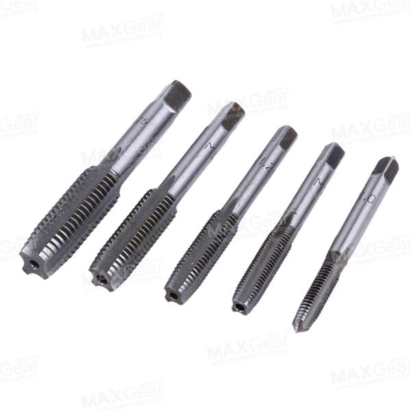 MAXGEAR 12 pcs Metric Tap Dies Set Screw Bolt Metal Tools Bit Set MAXGEAR 12 pcs Metric Tap Dies Set Screw Bolt Metal Tools Bit Set