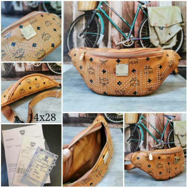 mcm pouch bag