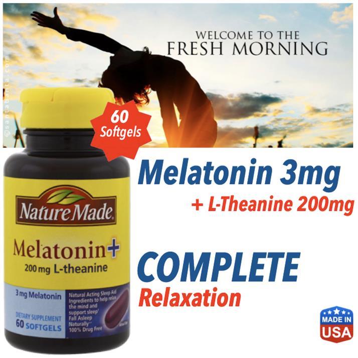 Melatonin 3mg + L-Theanine 200mg (Re (end 4/18/2019 4:34 PM)