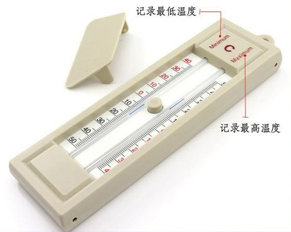 Memory records maximum and minimum thermometer