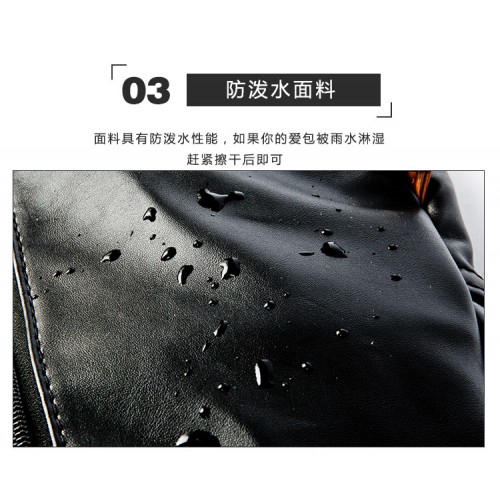 Men Casual Leather Sling Shoulder Cross Body Bag Black Handbag Wallet 308