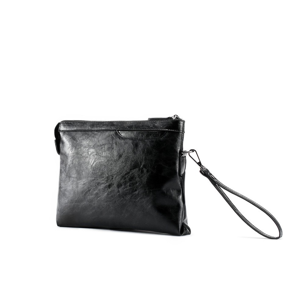 MEN Leather Purse Wallet Pouch Clutch Sling Bag Business Handbag 143
