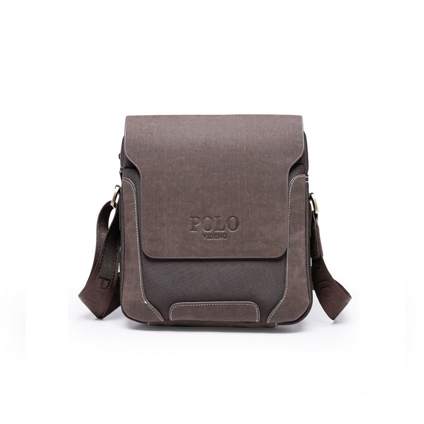 Men Leather Shoulder Bag Business Briefcase Genuine Bag