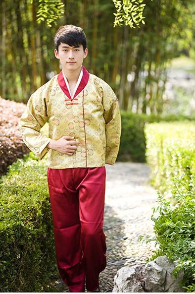 Men Man Korea Traditional Uniform Costume Cosplay 