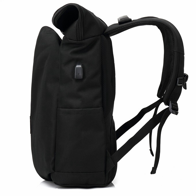 Men Stylist Rolltop Anti Theft Travel Laptop Backpack School Bag