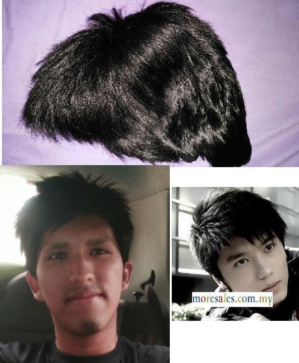  rambut  palsu untuk lelaki  men wig 4995 rambut  palsu lelaki  