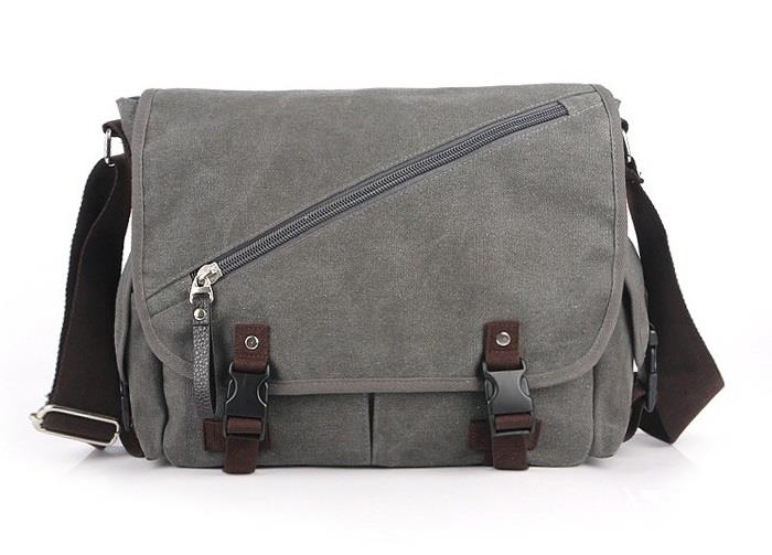Men Or Women Cotton Canvas Crossbody Shoulder Messenger Bag School Men Or Women Cotton Canvas Crossbody Shoulder Messenger Bag School