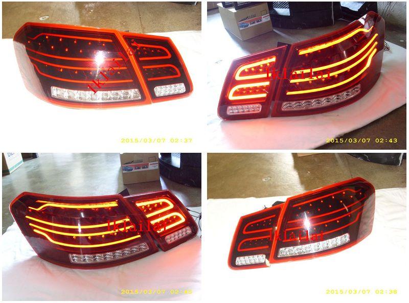 Mercedes Benz E-class W212 '10 LED Light Bar Tail Lamp [Red-Clear]