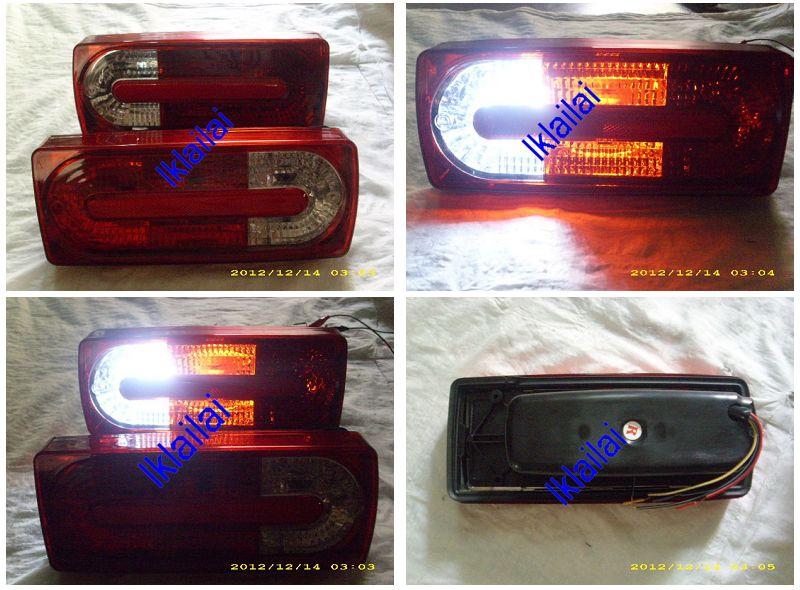 Mercedes Benz G Class W463 Crystal Tail Lamp Red/Clear [AMG Look]