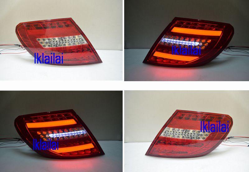 Mercedes Benz W204 '07-10 LED Light Bar Tail Lamp [Red/Clear]