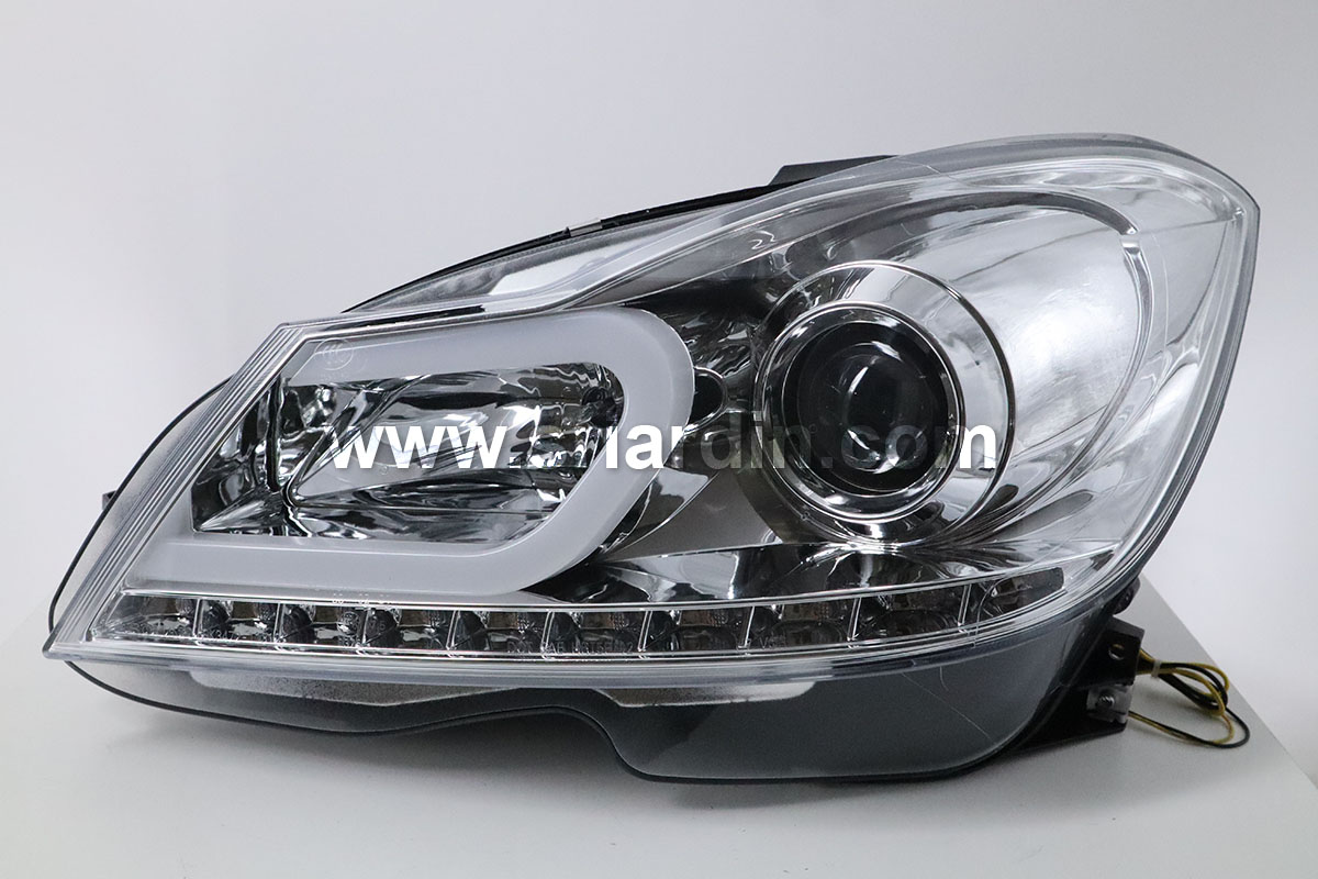 Mercedes Benz W204 12-15 Projector Headlamp w Light Bar