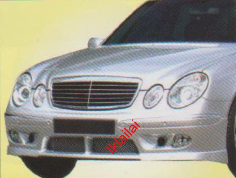 Mercedes Benz W211 Front Skirt Modify-in with Ori Bumper