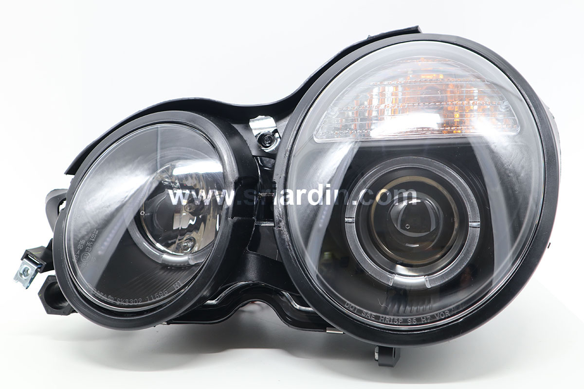 Mercedes E-Class W210 Projector Head Lamp with Ring ( Bentley Style )