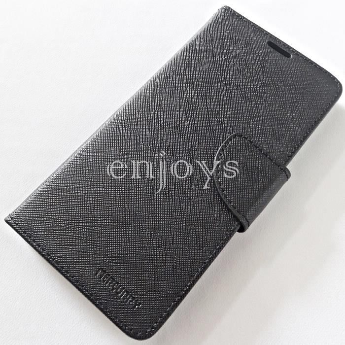 MERCURY Fancy Diary Case Flip Cover for Oppo F5 /F5 Youth (6.0) ~BLACK