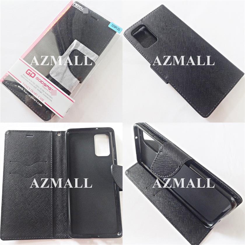 MERCURY Fancy Diary Case Flip Cover Samsung Galaxy S20 S20+ Plus ~BLK