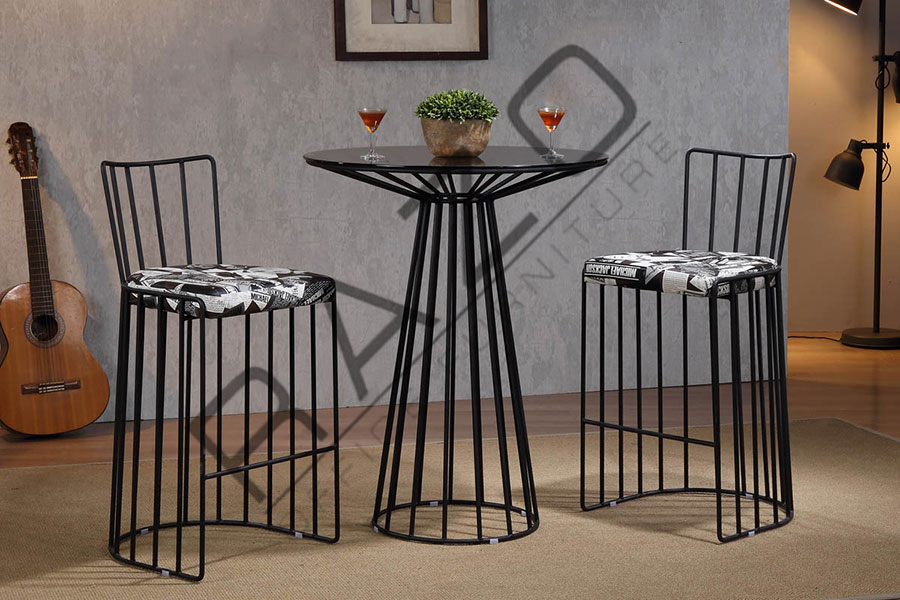 Metal High Bar Table Chair Set Bis End 9 1 2021 12 00 Am