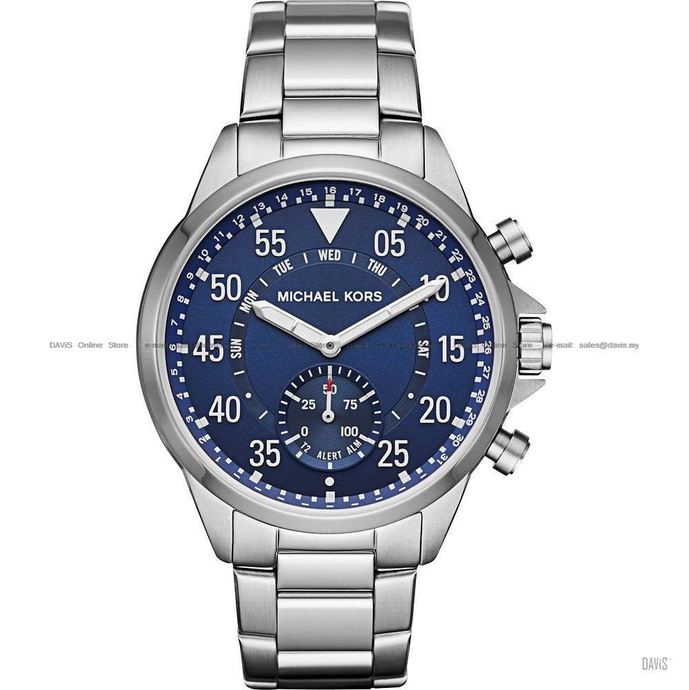 MICHAEL KORS ACCESS MKT4000 Gage Hybrid Smartwatch SS Bracelet Blue