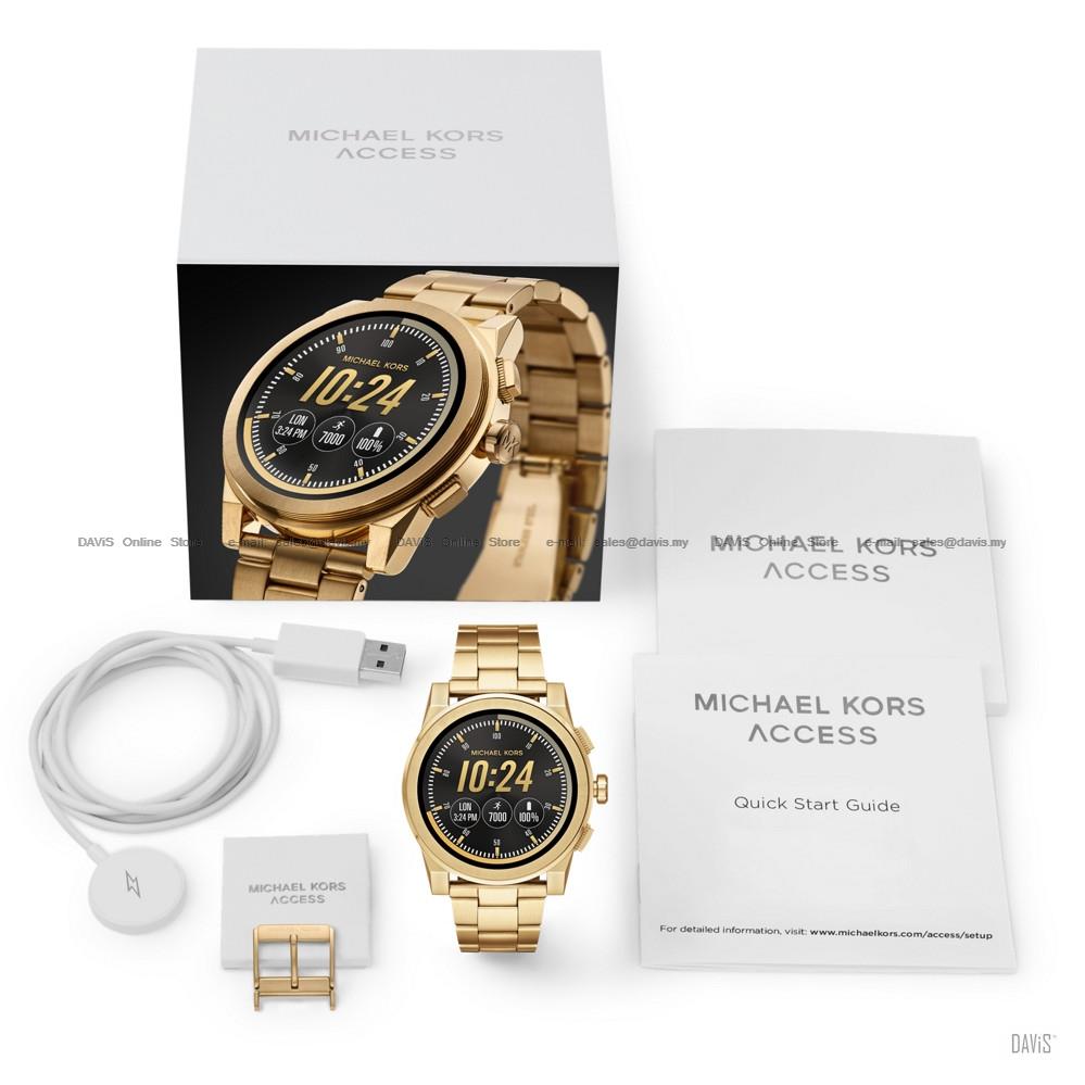 MICHAEL KORS ACCESS MKT5026 Grayson Smartwatch SS Bracelet Gold