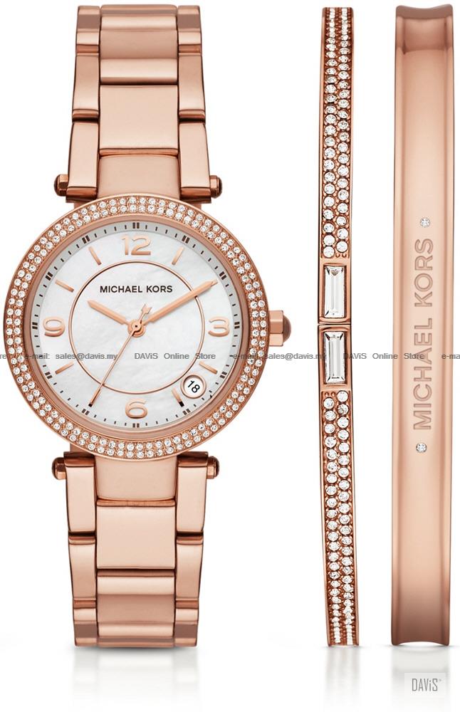 Michael Kors Mk3506 Delray Watch J End 5 18 2019 6 19 Pm Michael Kors Mk3506 Delray Watch Jewelry Box Set Bracelet Rose Gold