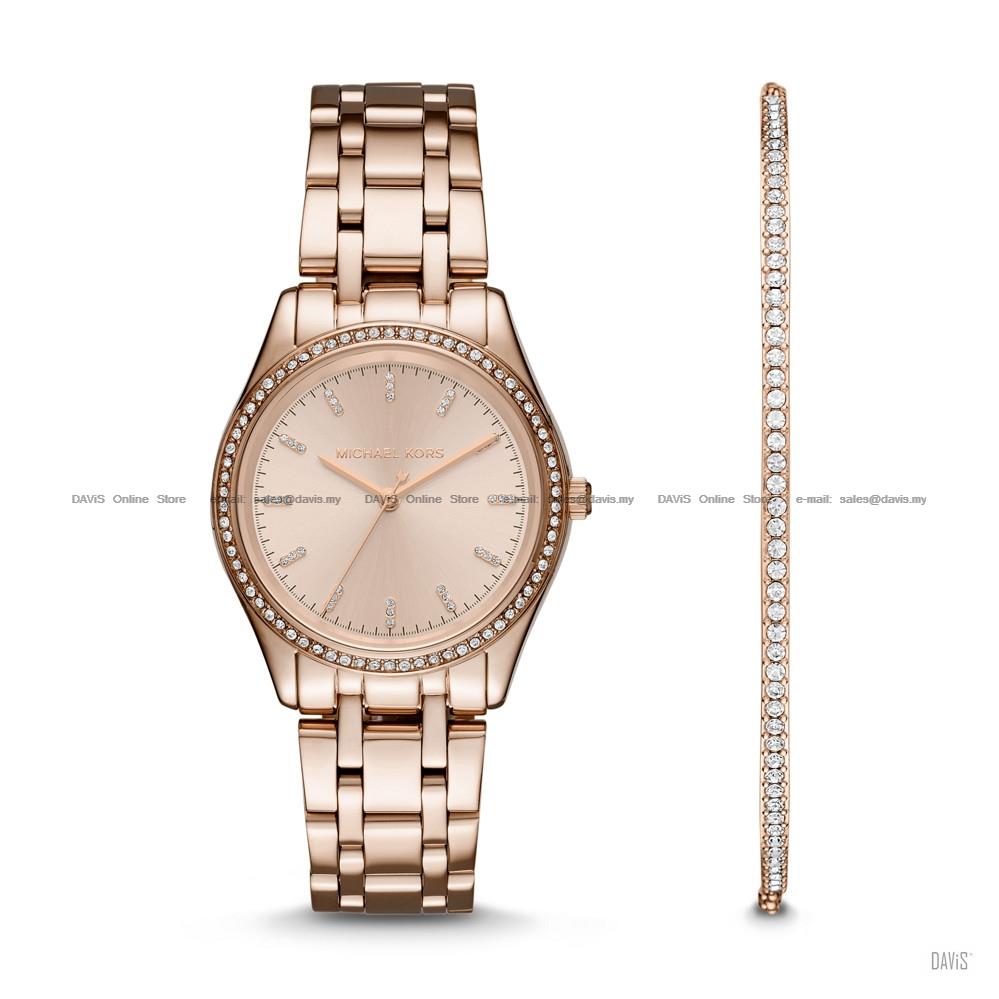 michael kors rose gold bracelet watch