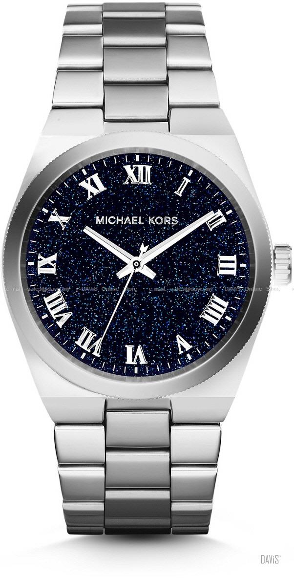 MICHAEL KORS MK6113 Channing Moonstone Glitz SS Bracelet Blue