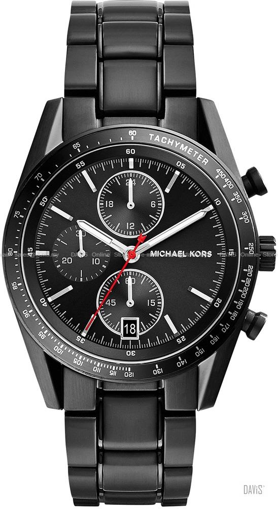 MICHAEL KORS MK8386 Accelerator Men's Chronograph SS Bracelet Black