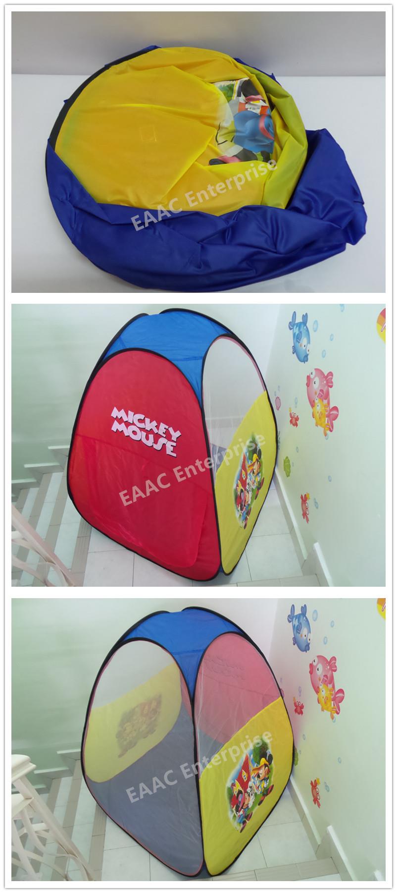 Mickey Mouse Fold-able Tent 106 x 106 x 103cm with 100 balls