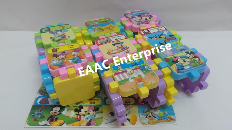 Micky Mouse ABC Building Blocks Educational Kids Toys Fun 