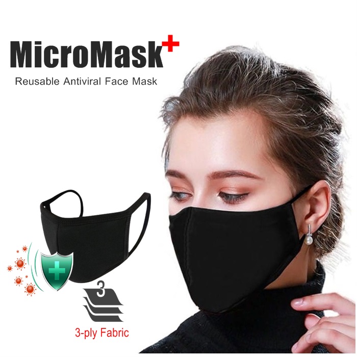 Micro Mask Reusable Face Mask 3ply