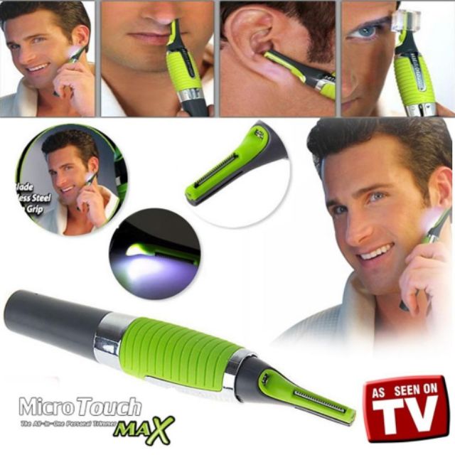 Micro Touch Shaver Soft Max Personal Ear Nose Neck Eyebrow Hair Trimmer Groome