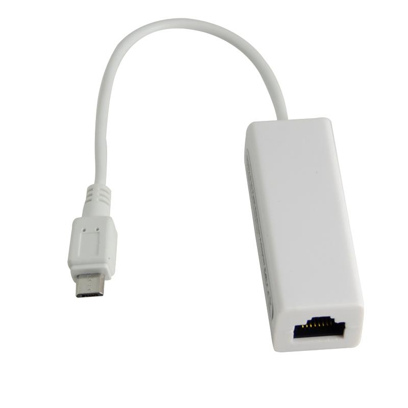 Micro USB To RJ45 LAN Ethernet Network Card Adapter Converter Cable