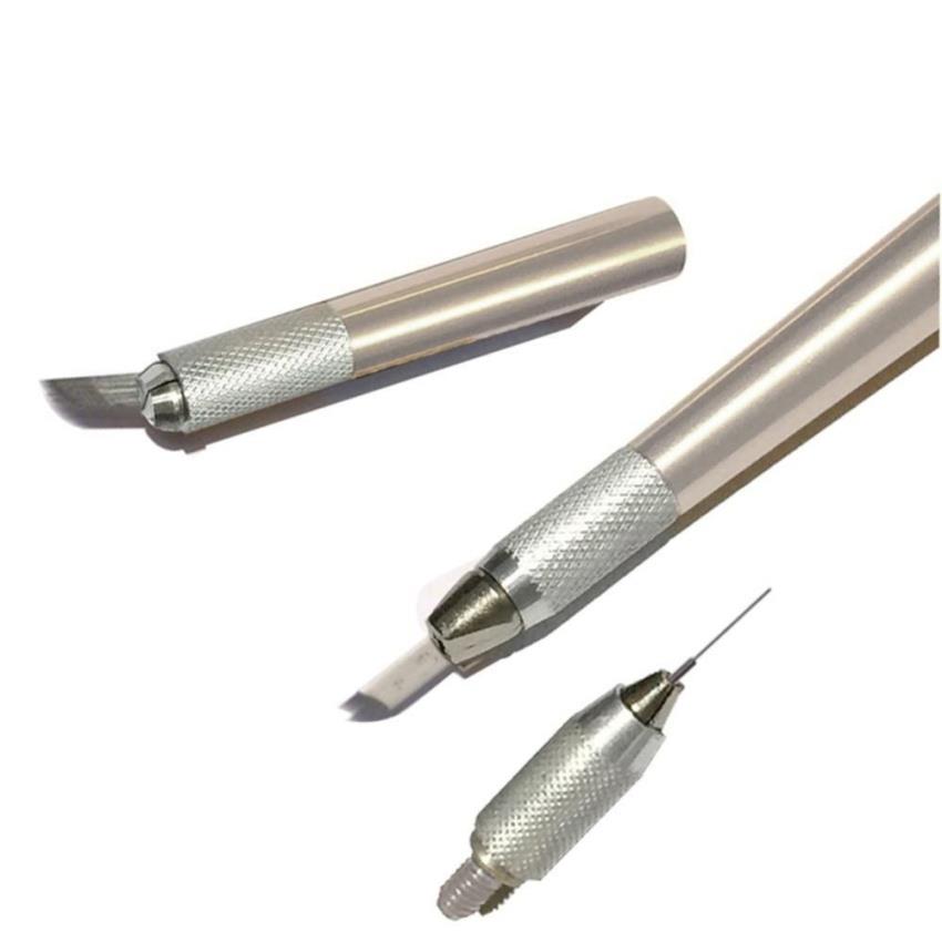 Microblading With Needles Permanent Manual Eyebrow Tattoo Pen 